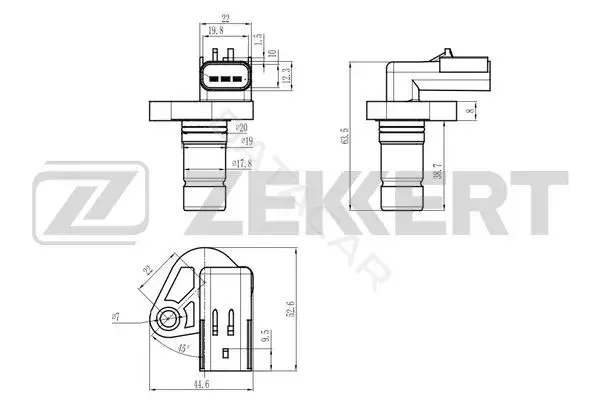 Датчик давления воздуха ZEKKERT SE-4128