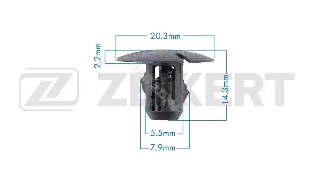 Клипса молдинга ZEKKERT BE-3695