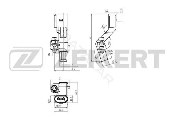 Датчик давления воздуха ZEKKERT SE-4085