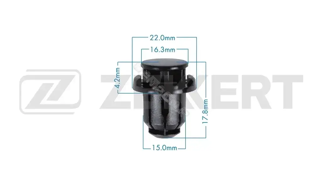 Клипса молдинга ZEKKERT BE-3816