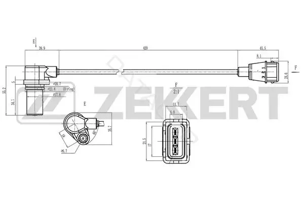 Датчик давления воздуха ZEKKERT SE-4069