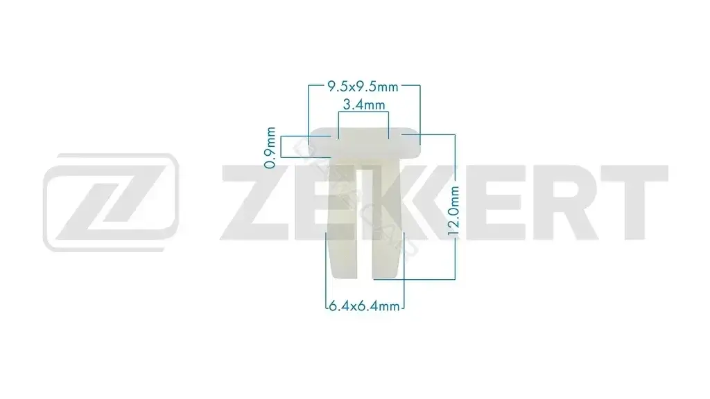 Клипса молдинга ZEKKERT BE-3775