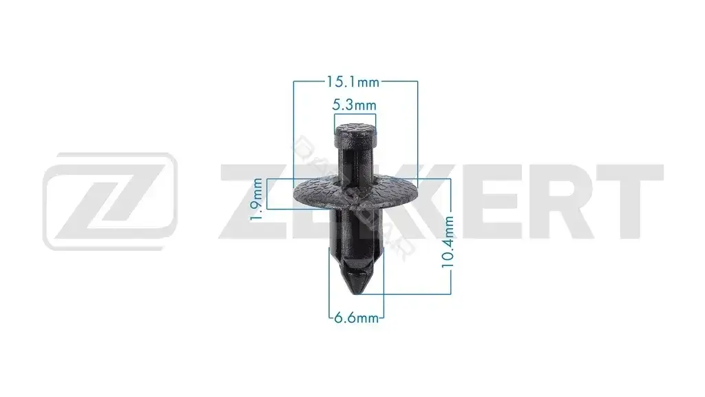 Клипса молдинга ZEKKERT BE-3750