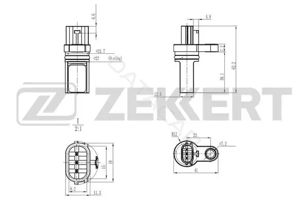 Датчик давления воздуха ZEKKERT SE-4099