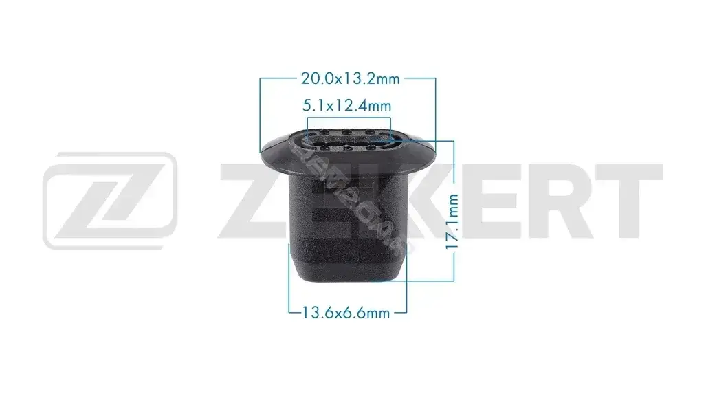 Клипса молдинга ZEKKERT BE-3744