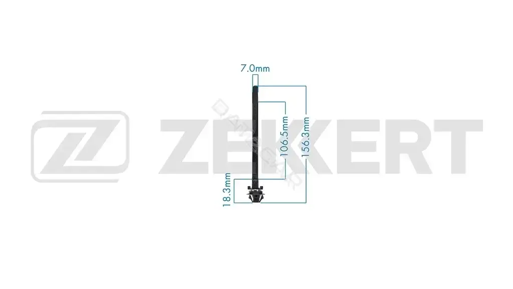 Клипса молдинга ZEKKERT BE-3760