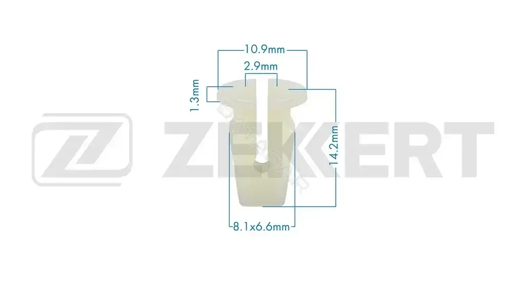 Клипса молдинга ZEKKERT BE-3793