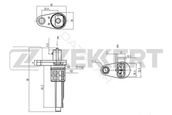 Датчик давления воздуха ZEKKERT SE-8512