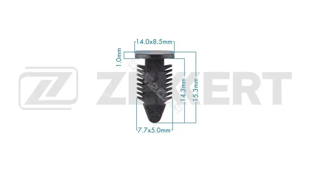 Клипса молдинга ZEKKERT BE-3747