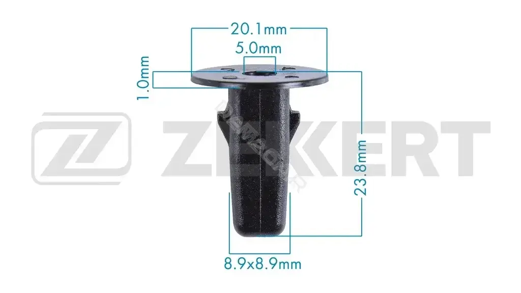 Клипса молдинга ZEKKERT BE-3826
