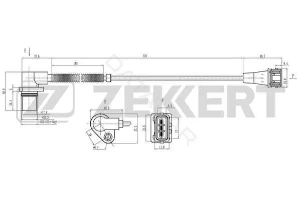 Датчик давления воздуха ZEKKERT SE-4041