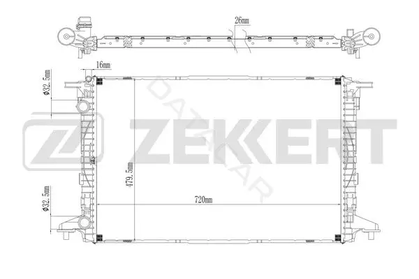 Радиатор охлаждения ZEKKERT MK-1499