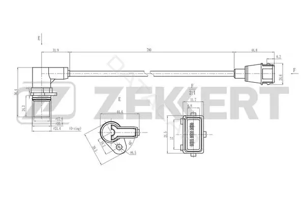 Датчик давления воздуха ZEKKERT SE-4127