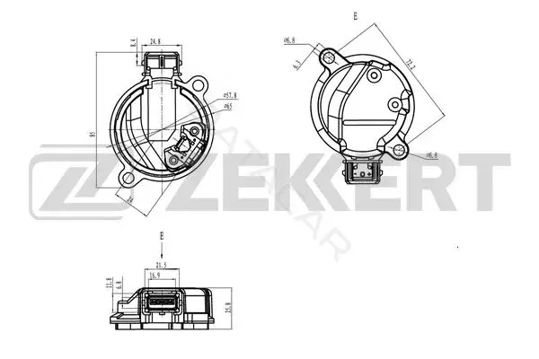 Датчик давления воздуха ZEKKERT SE-5011