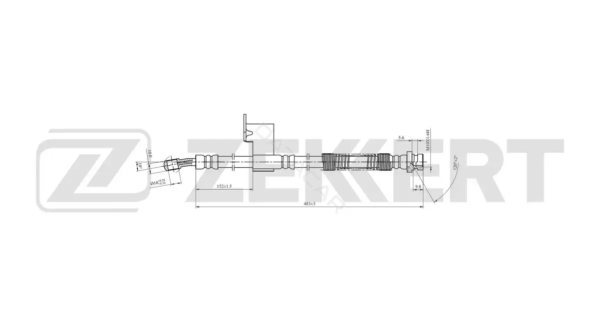 Тормозные шланги ZEKKERT BS-9543