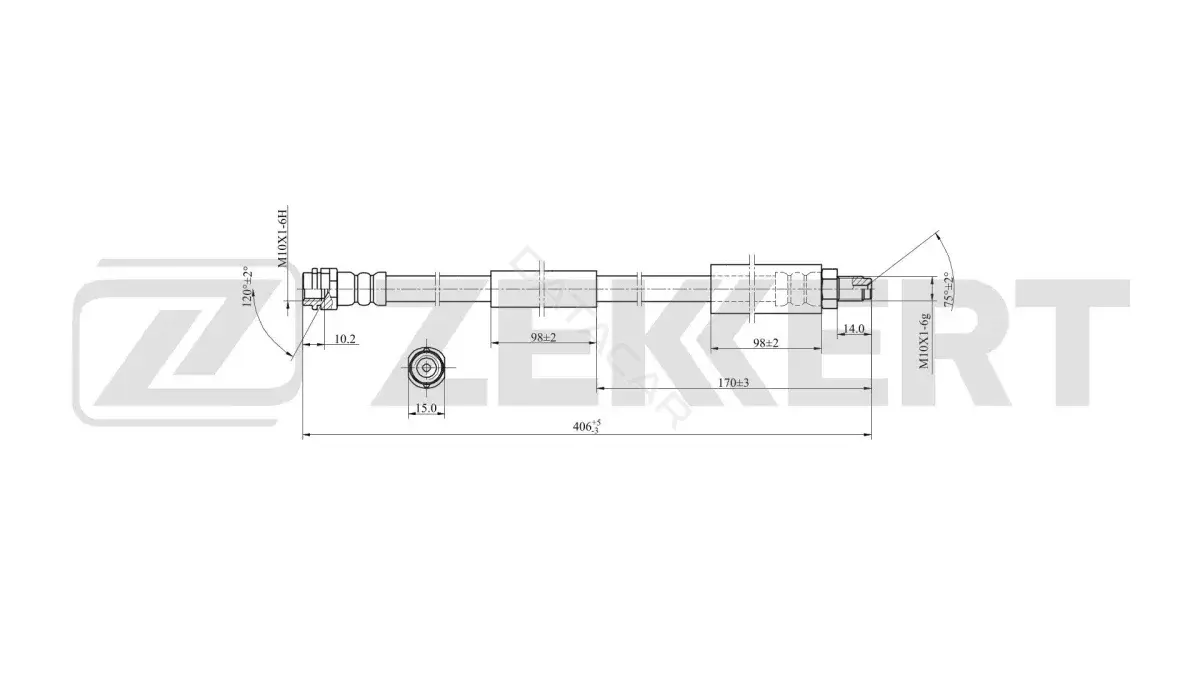 Тормозные шланги ZEKKERT BS-9534