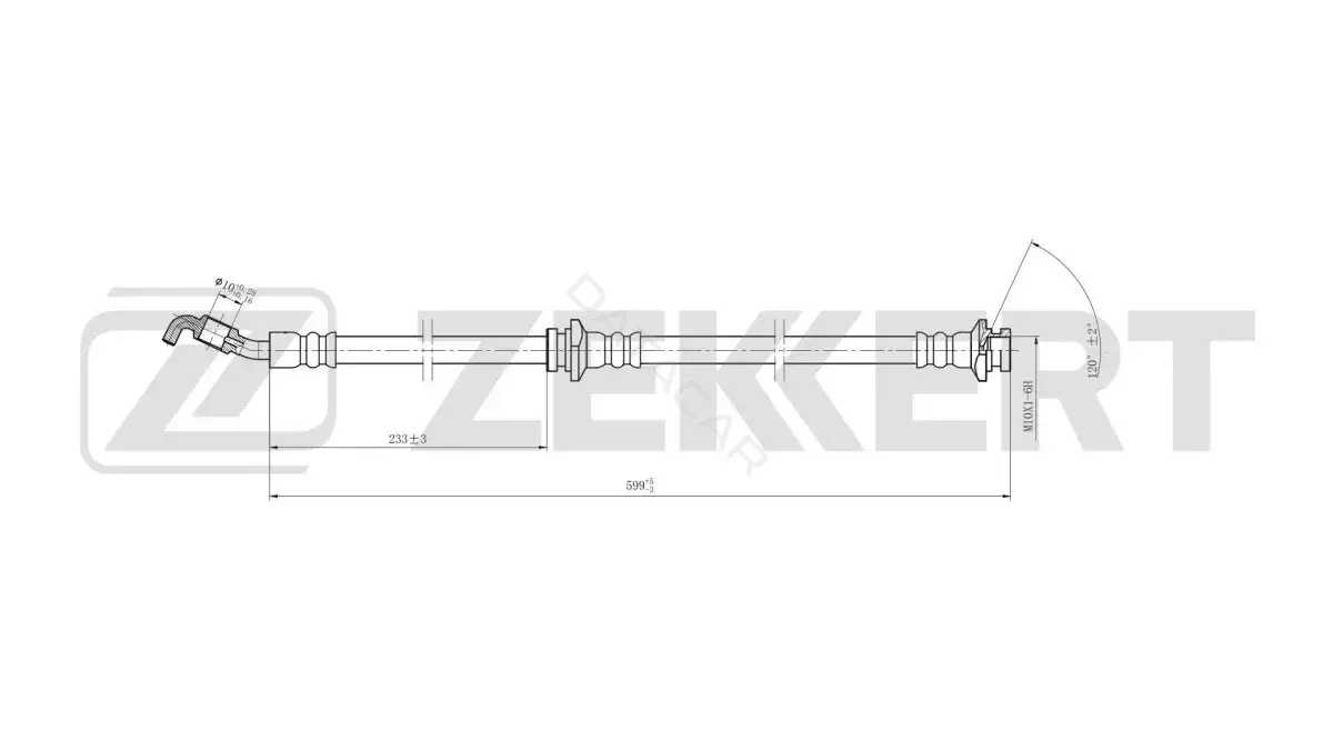 Тормозные шланги ZEKKERT BS-9533