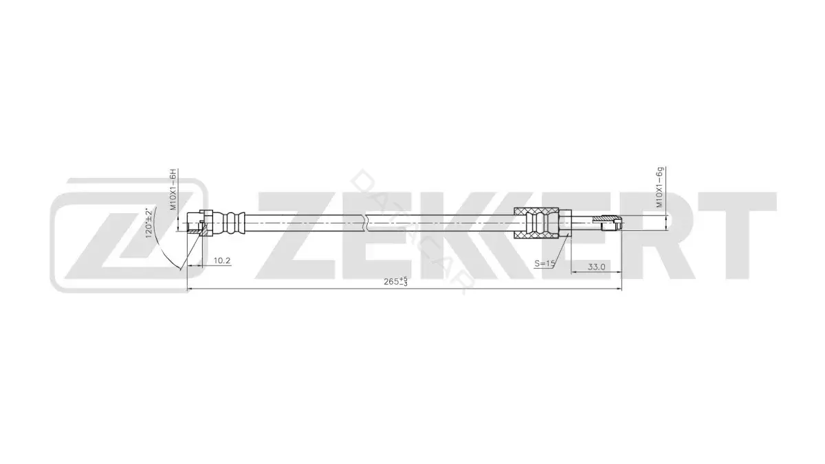 Тормозные шланги ZEKKERT BS-9531