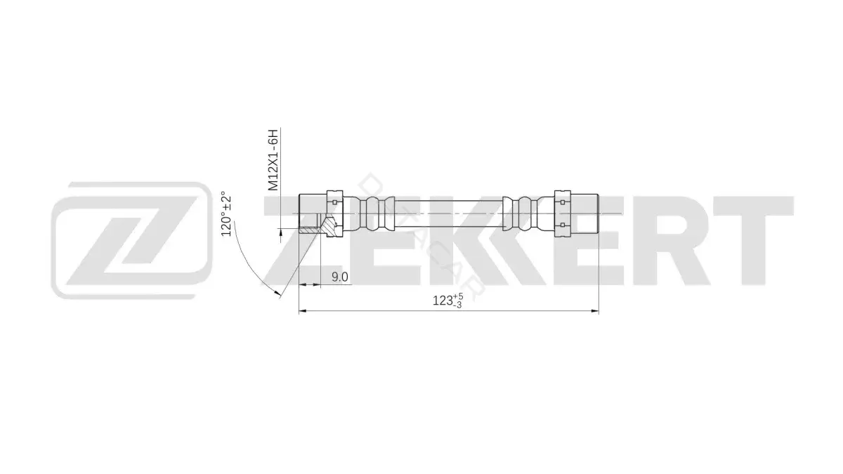 Тормозные шланги ZEKKERT BS-9061