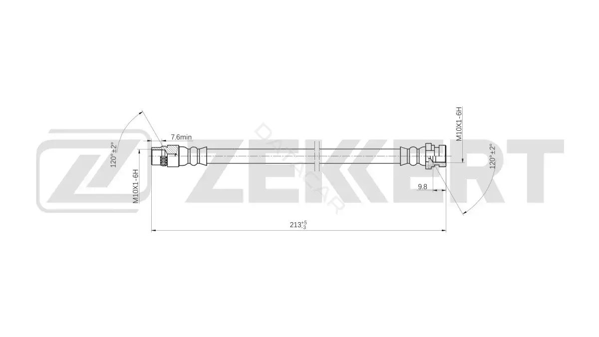 Тормозные шланги ZEKKERT BS-9555