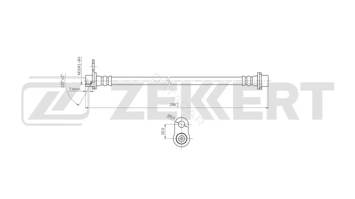 Тормозные шланги ZEKKERT BS-9568