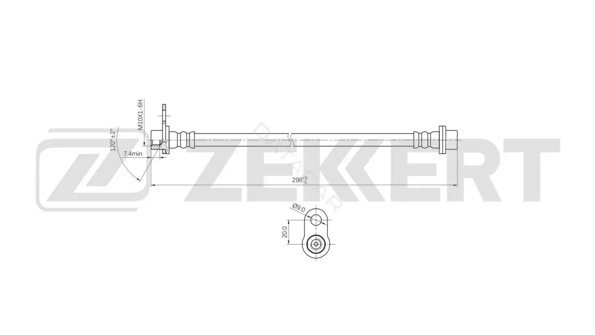 Тормозные шланги ZEKKERT BS-9569
