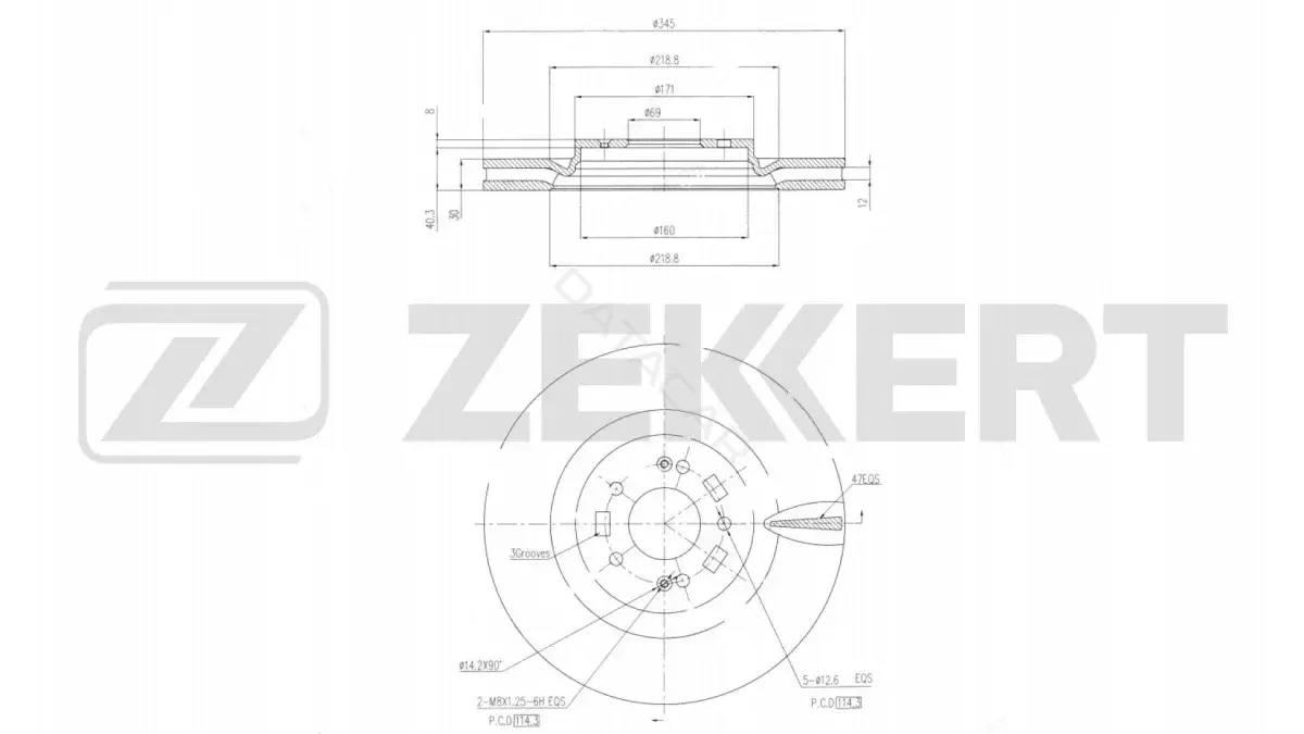 Тормозные диски ZEKKERT BS-6660