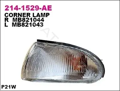 Поворотник DEPO 214-1529L-AE