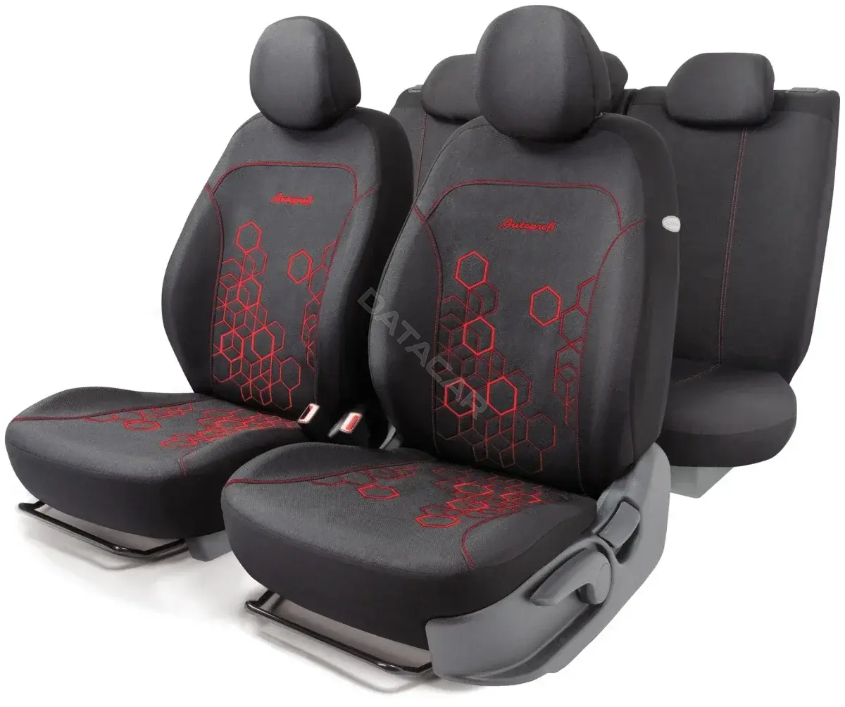 Чехлы на сиденья, накидки AUTOPROFI HOL-1102BK/RD