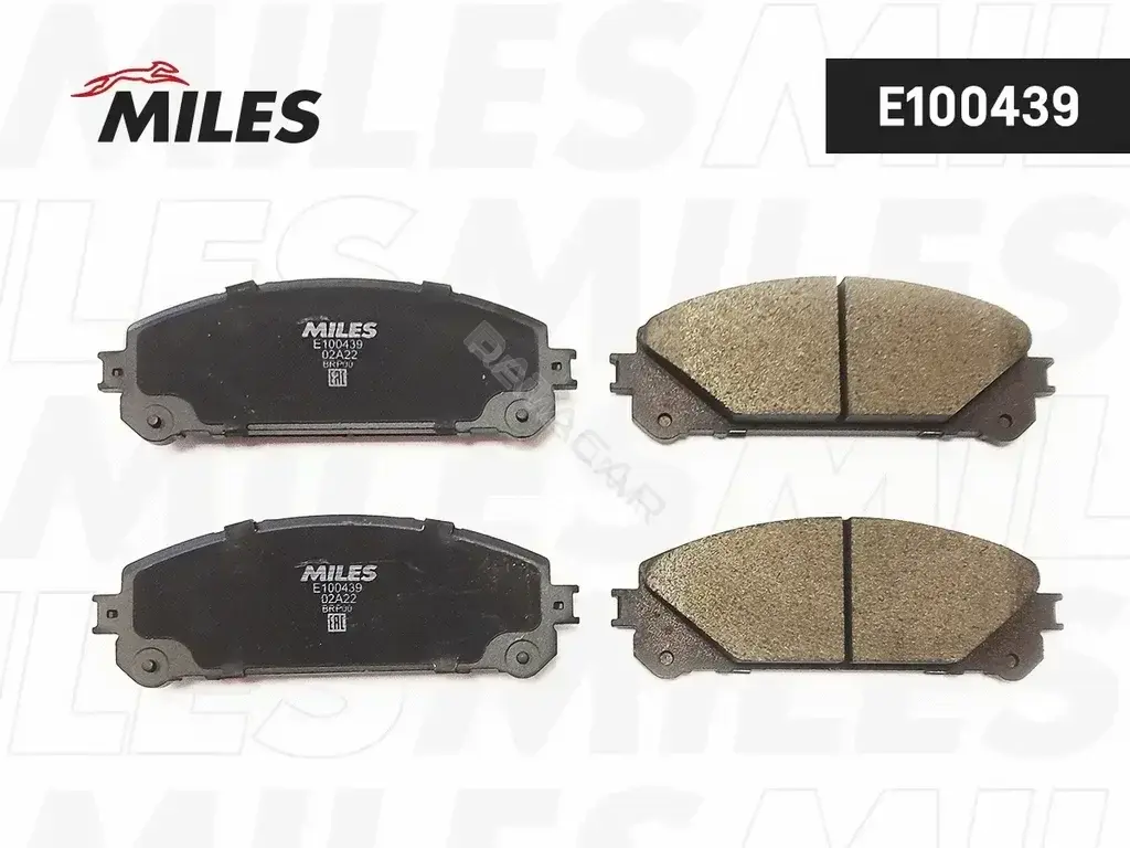 Тормозные колодки MILES E100439