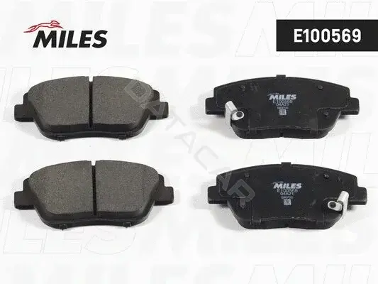 Тормозные колодки MILES E100569