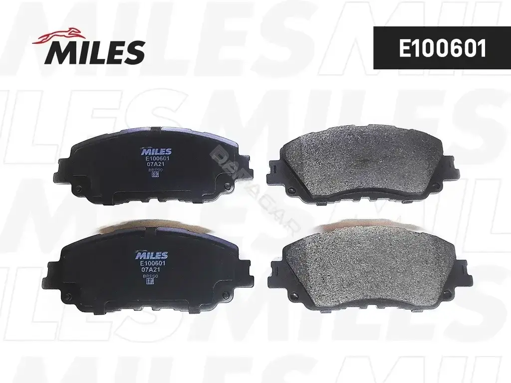 Тормозные колодки MILES E100601