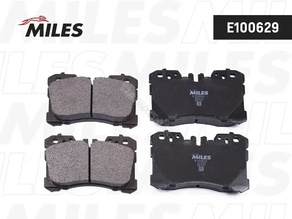 Тормозные колодки MILES E100629