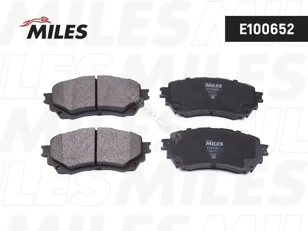 Тормозные колодки MILES E100652