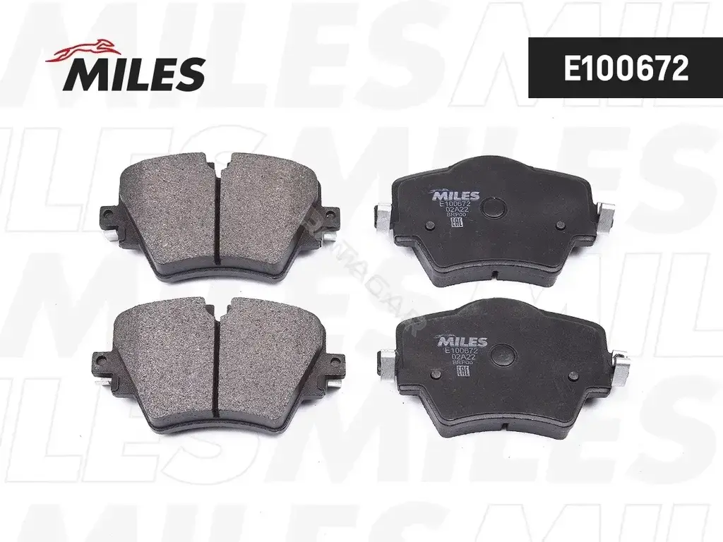 Тормозные колодки MILES E100672