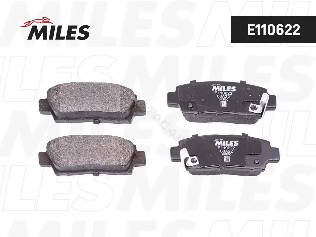 Тормозные колодки MILES E110622