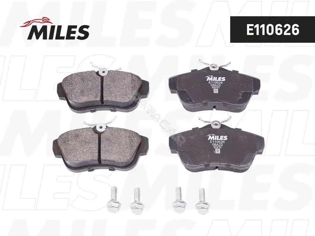 Тормозные колодки MILES E110626