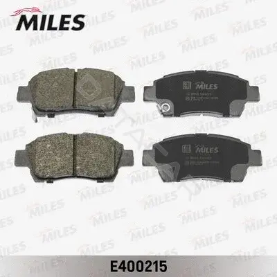 Тормозные колодки MILES E400215