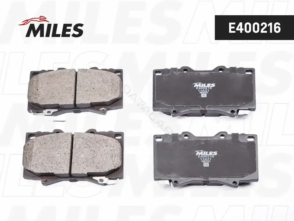 Тормозные колодки MILES E400216