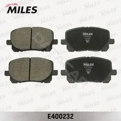 Тормозные колодки MILES E400232
