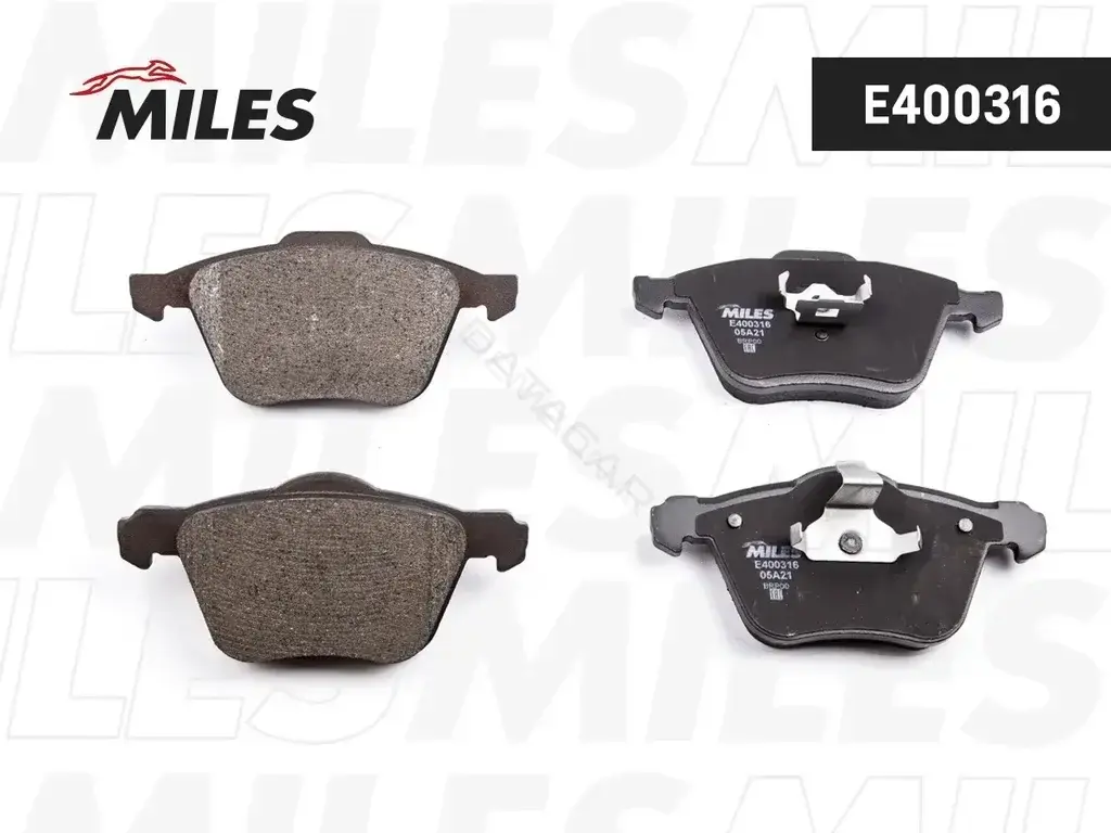 Тормозные колодки MILES E400316