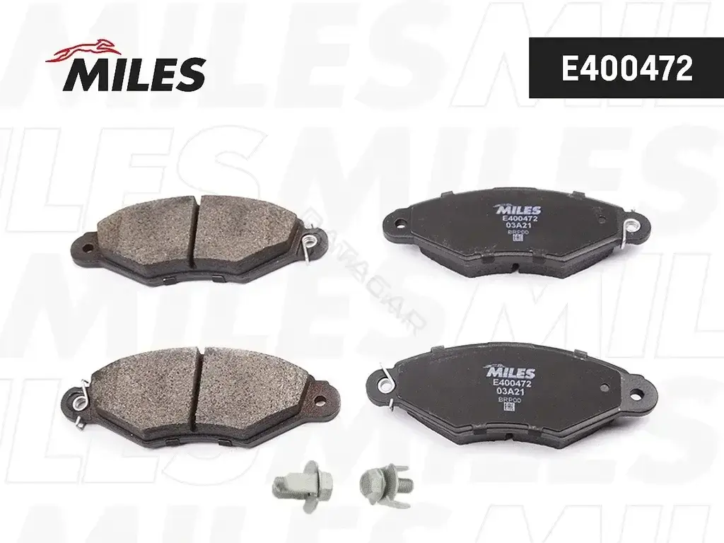 Тормозные колодки MILES E400472