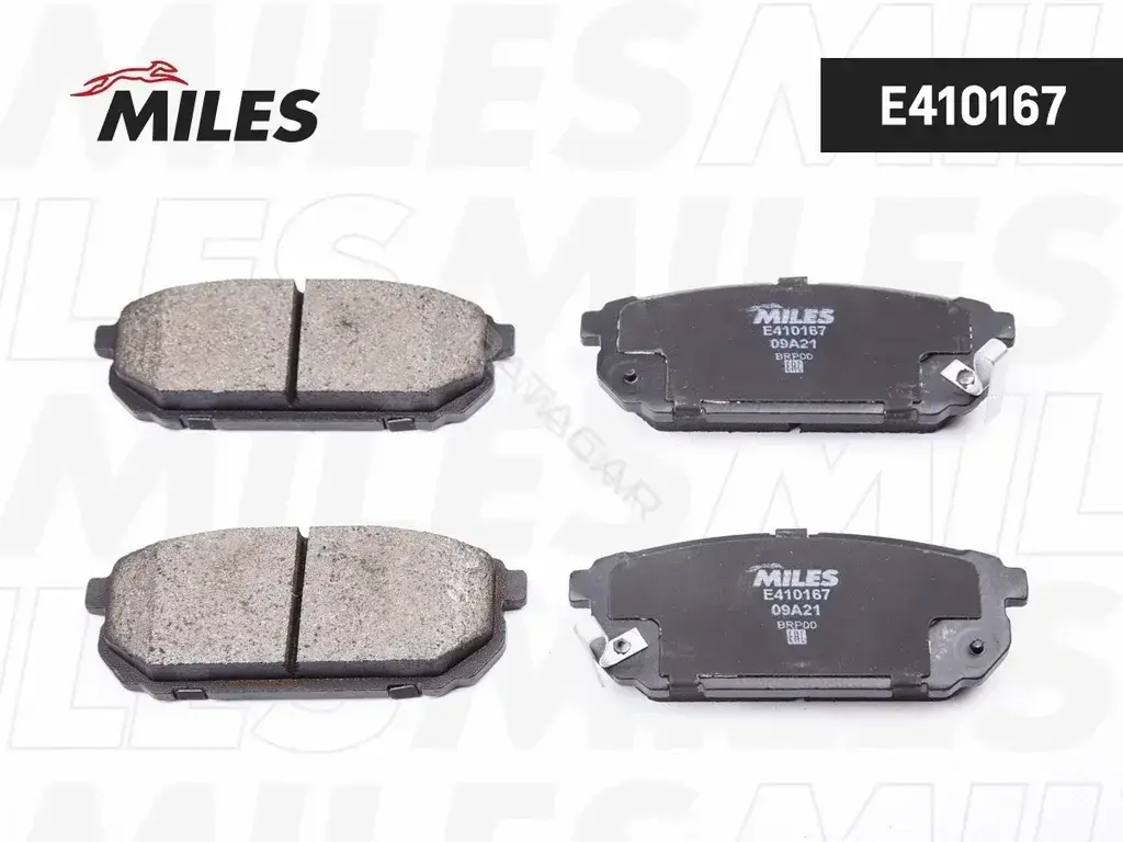 Тормозные колодки MILES E410167