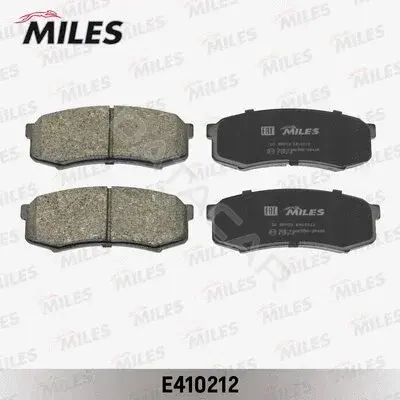 Тормозные колодки MILES E410212