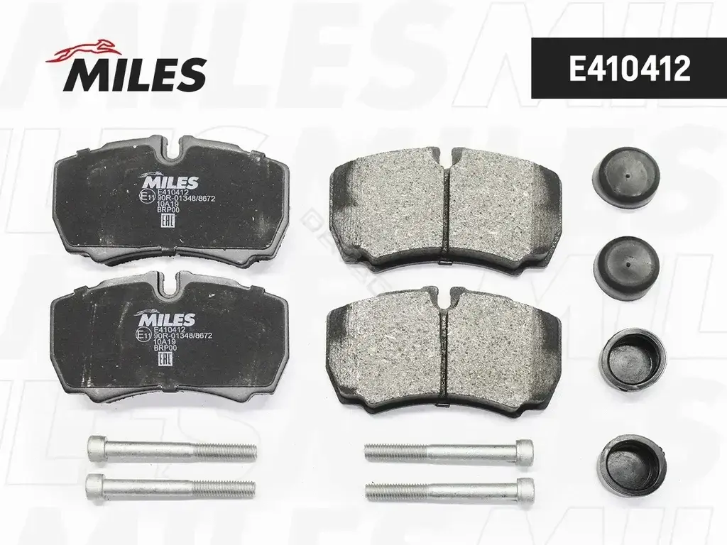 Тормозные колодки MILES E410412