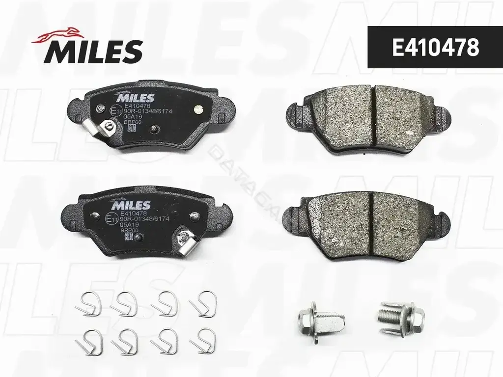 Тормозные колодки MILES E410478