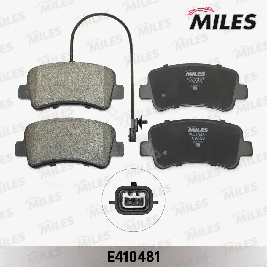 Тормозные колодки MILES E410481