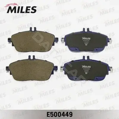 Тормозные колодки MILES E500449