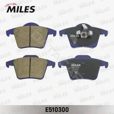 Тормозные колодки MILES E510300
