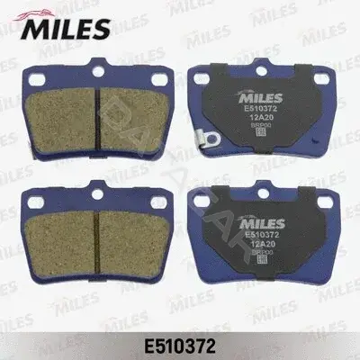Тормозные колодки MILES E510372